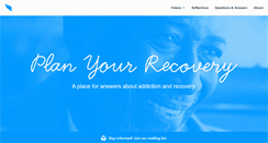 Desktop Screenshot of planyourrecovery.com